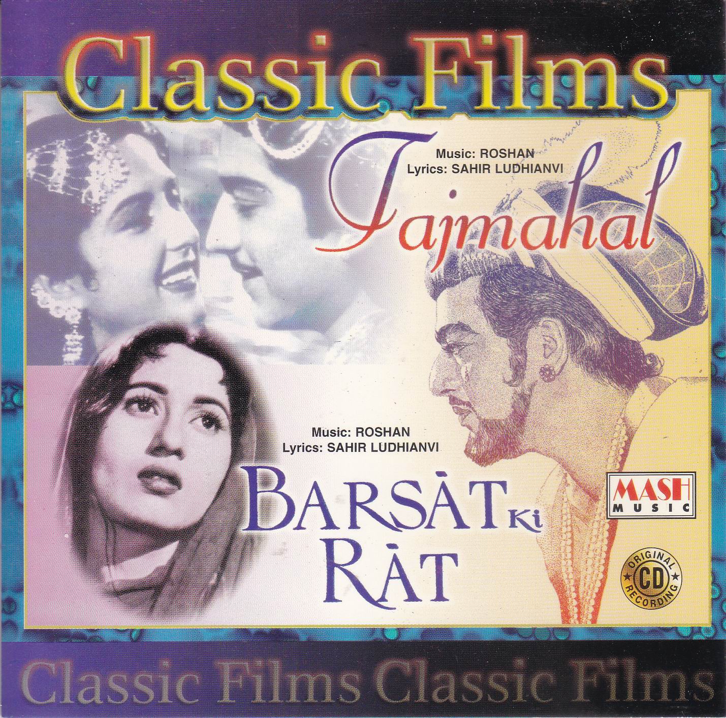 (image for) Indian Cd Taj Mahal Barsat Ki Rat Mash Cd