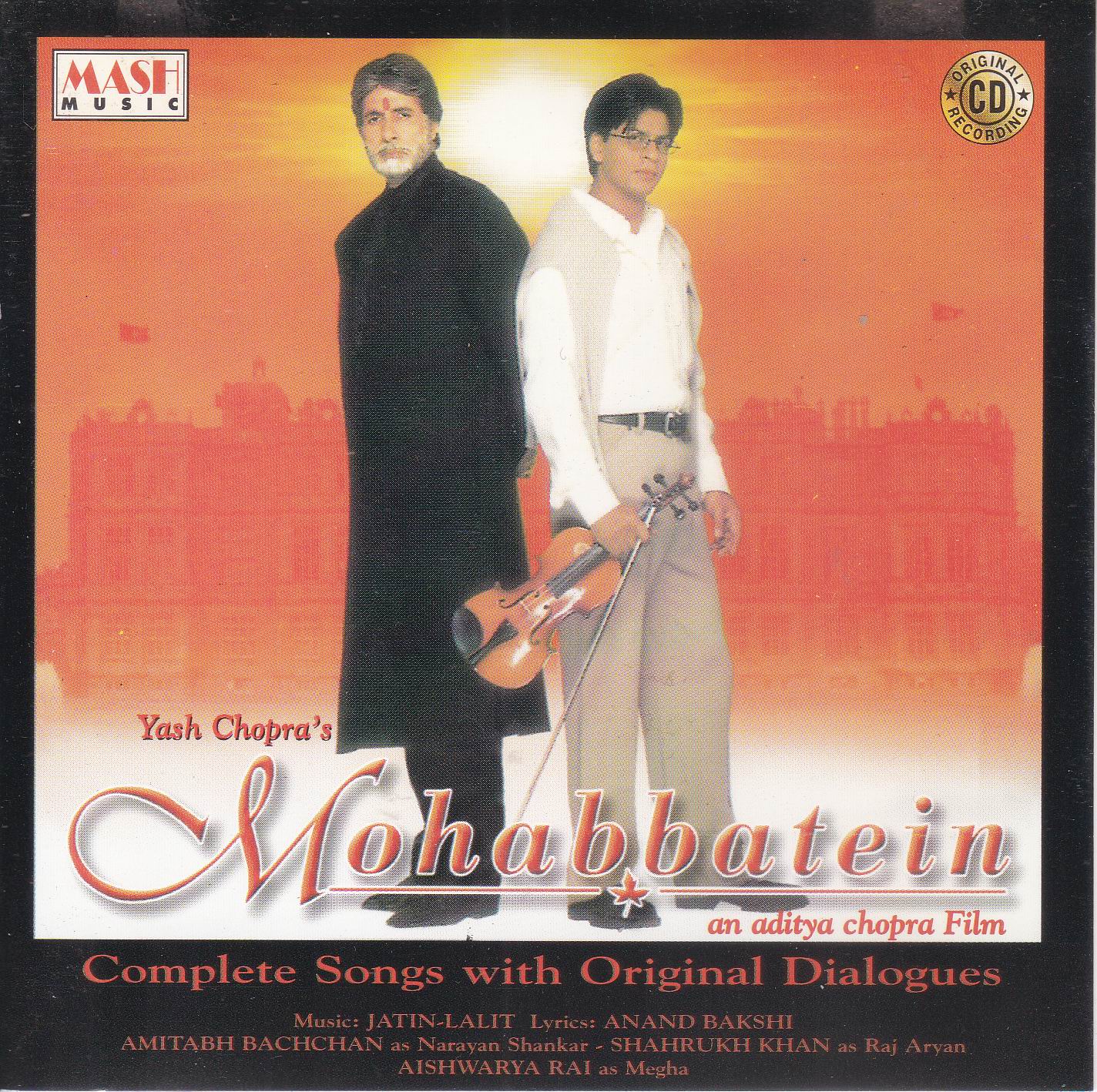 (image for) Indian Cd Mohabbatein Mash CD