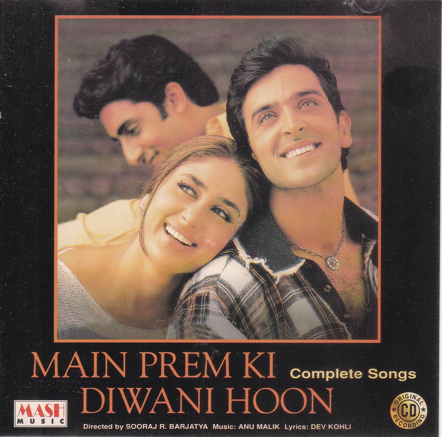 (image for) Indian Cd Main Prem Ki Diwani Hoon Mash CD