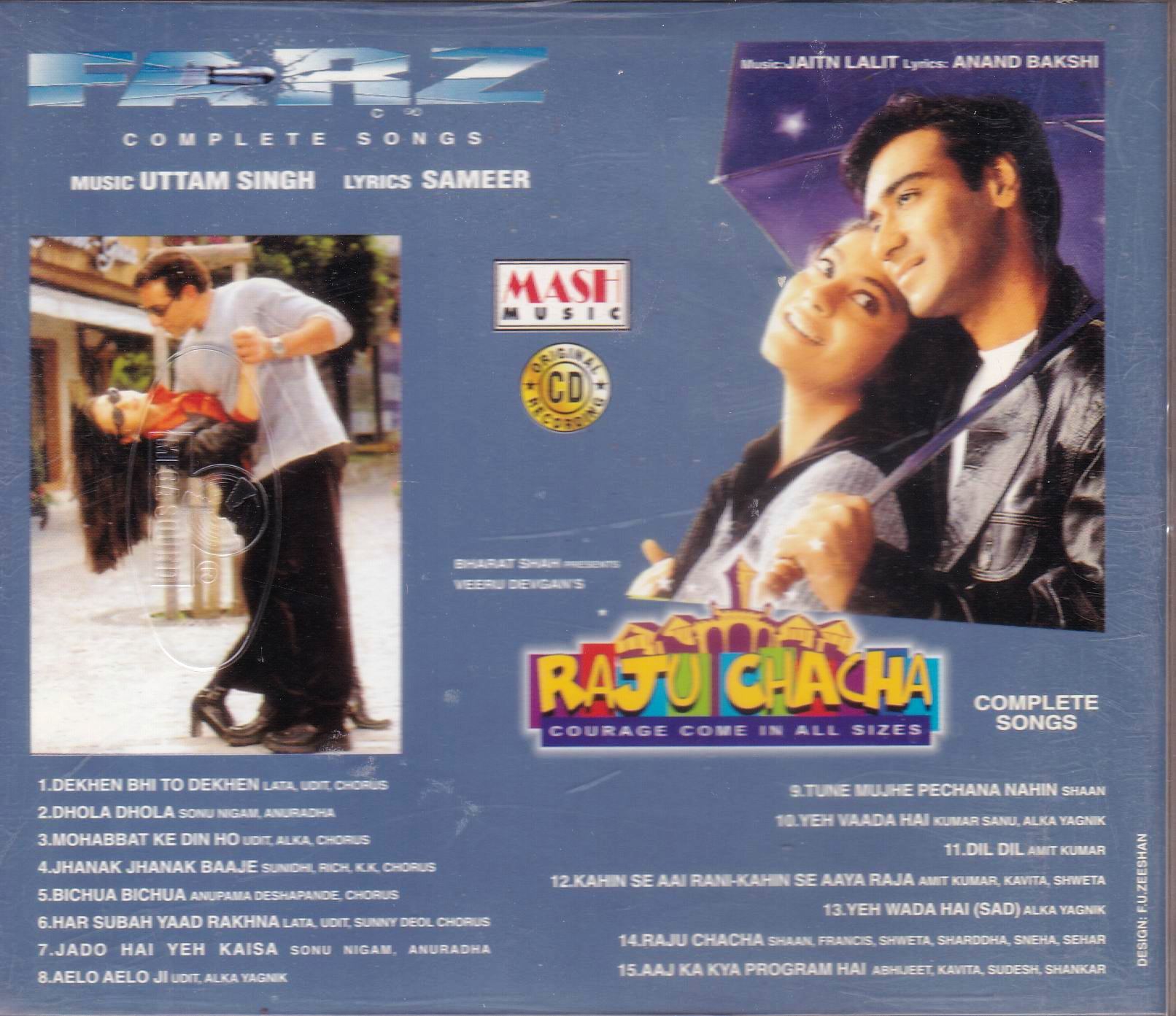 (image for) Indian Cd Farz Raju Chacha Mash CD
