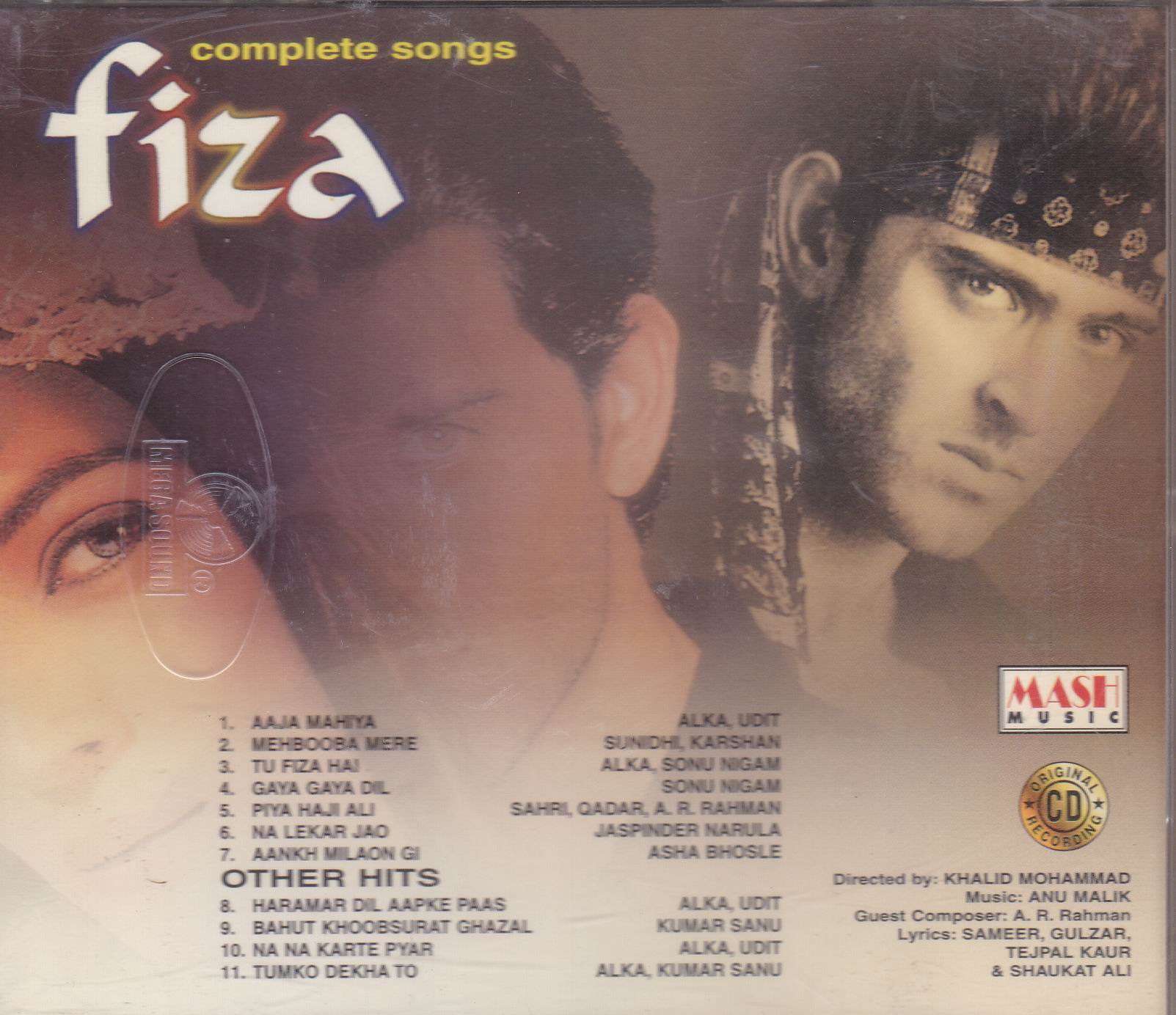 (image for) Indian Cd Fiza Complete Songs Mash Cd