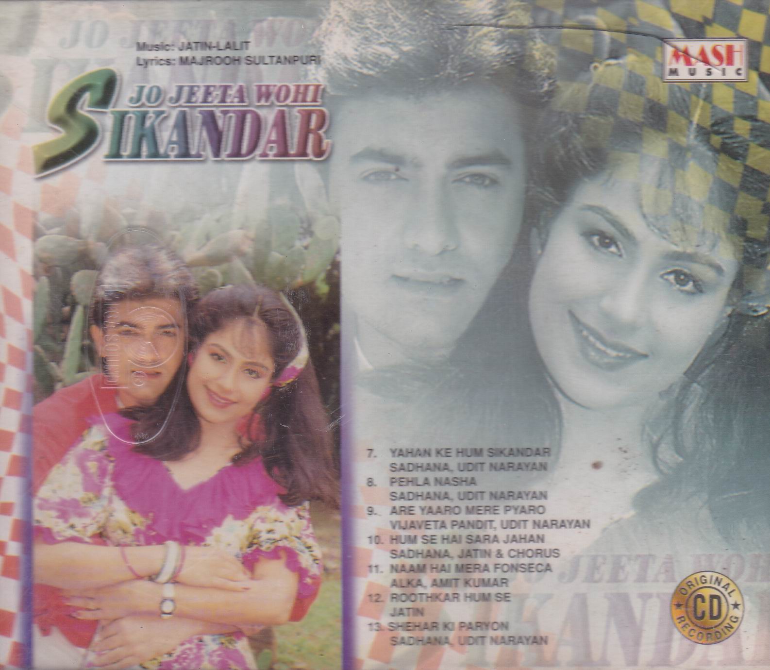 (image for) Indian Cd Qayamat Se Qayamay Tak Jo Jeeta Wohi Sikander Mash Cd