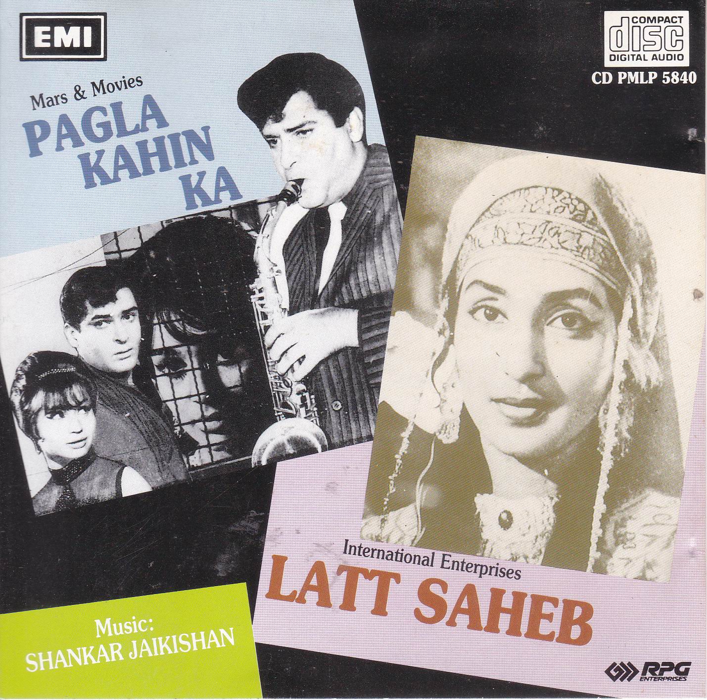 (image for) Indian Cd Pagla Kahin Ka Latt Saheb EMI CD