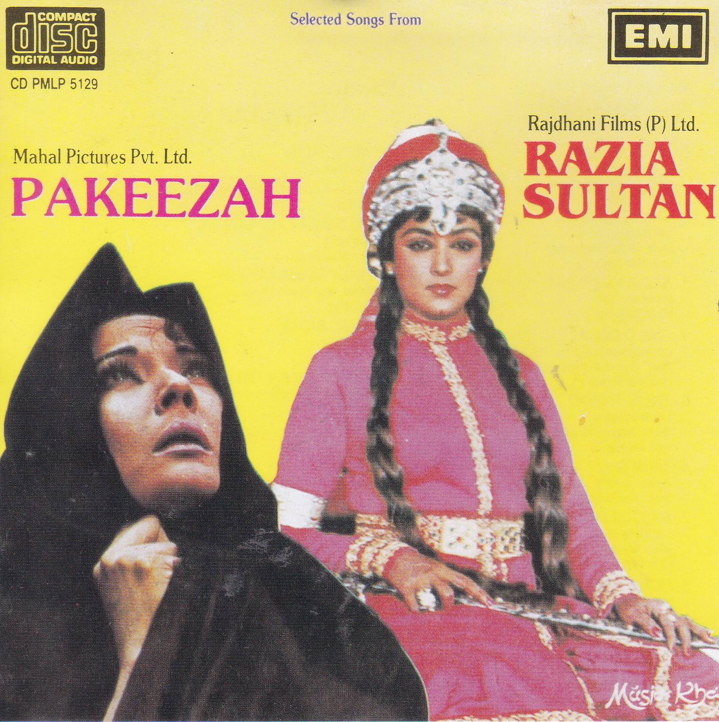 (image for) Indian Cd Pakeezah Razia Sultan EMI CD