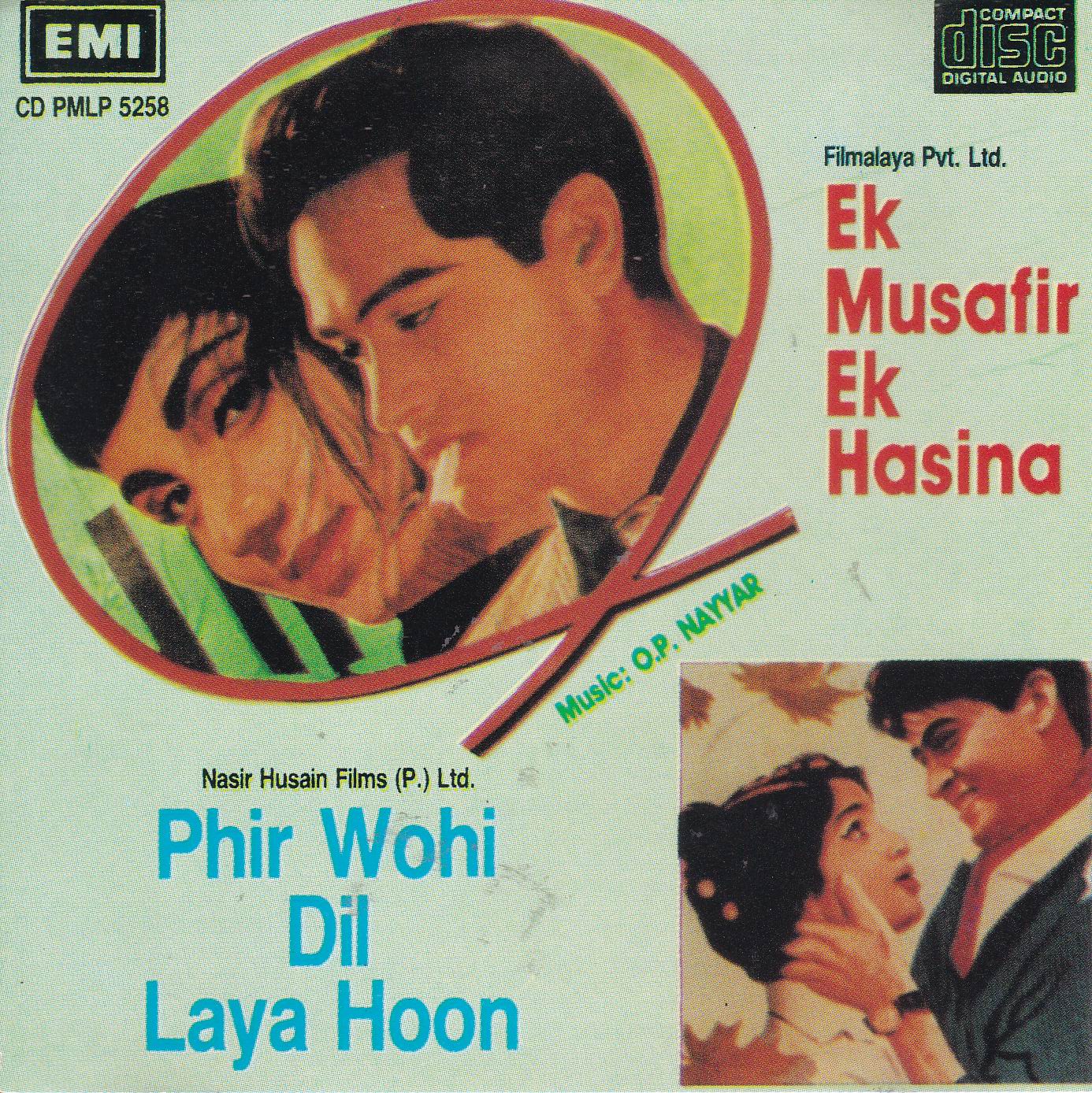 (image for) Indian Cd Phir Wohi Dil Laya Hoon Ek Musafir EMI CD