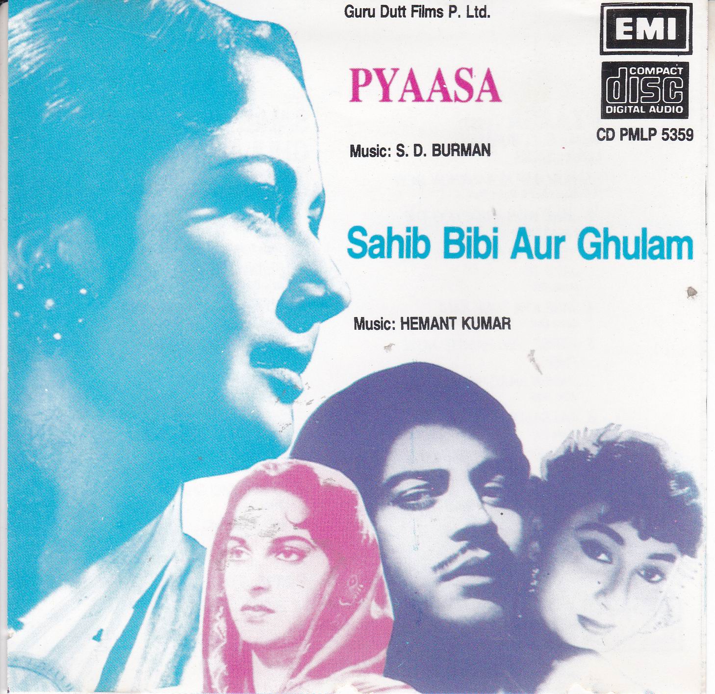 (image for) Indian Cd Pyaaasa Sahib Bibi Aur Ghulam EMI CD