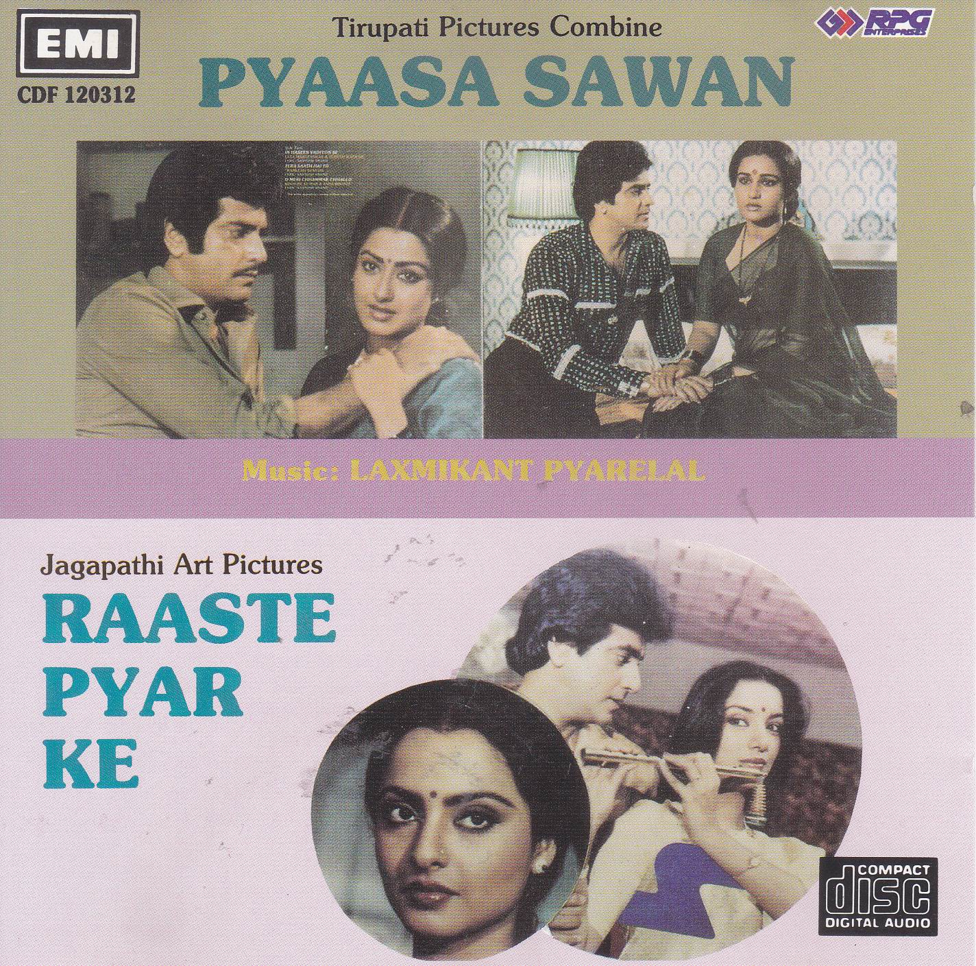 (image for) Indian Cd Pyaasa Sawan Raaste Pyar Ke EMI CD