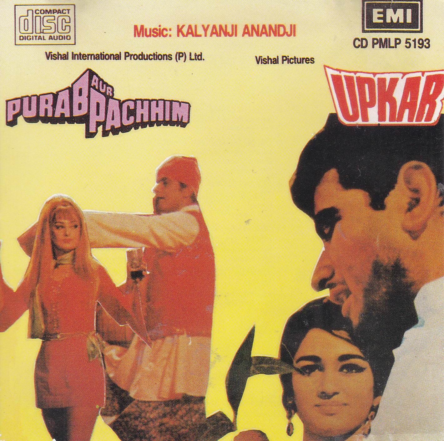 (image for) Indian Cd Purab Aur Pachhim EMI CD