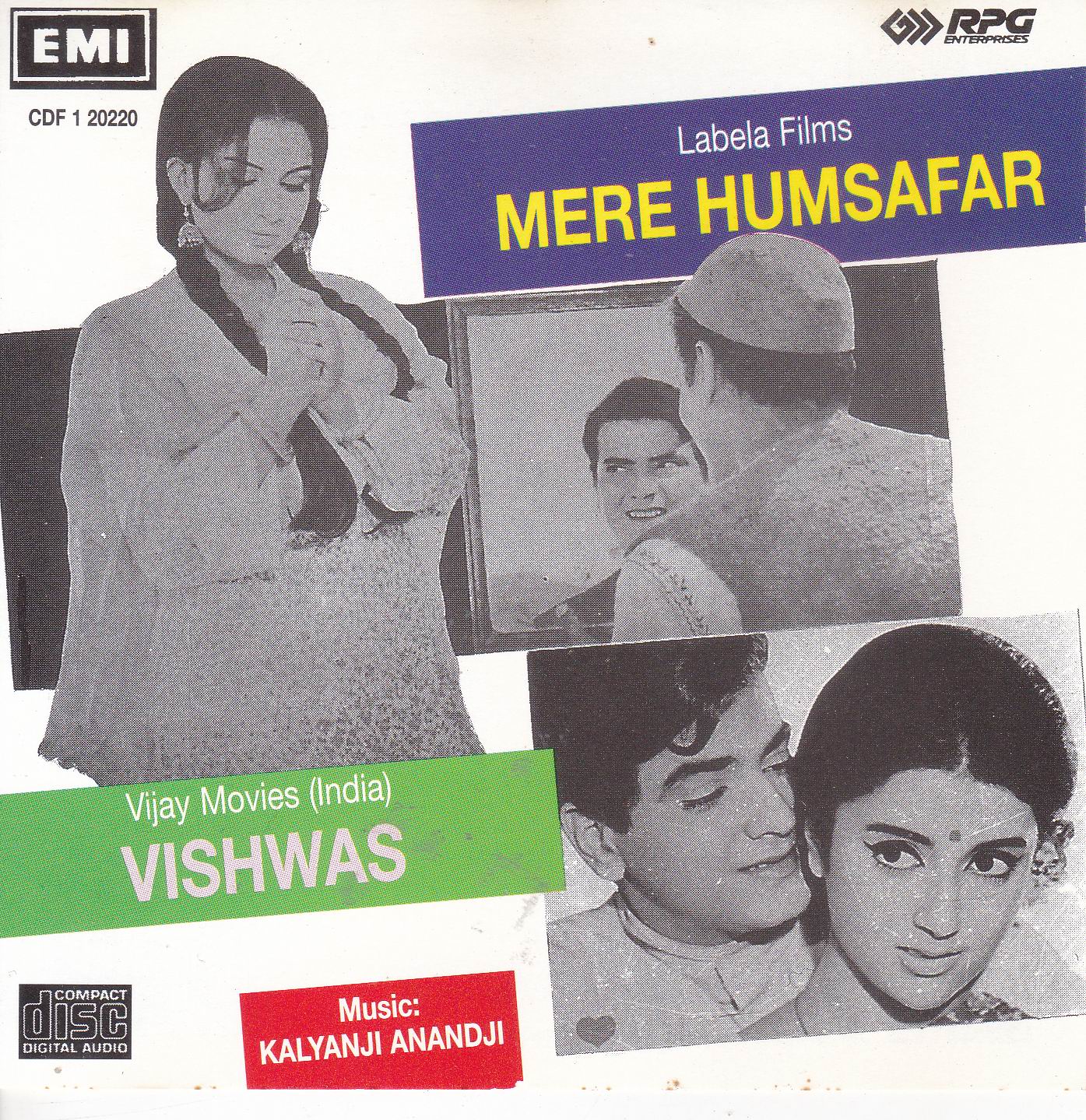 (image for) Indian Cd Mere Humsafar Vishwas EMI CD