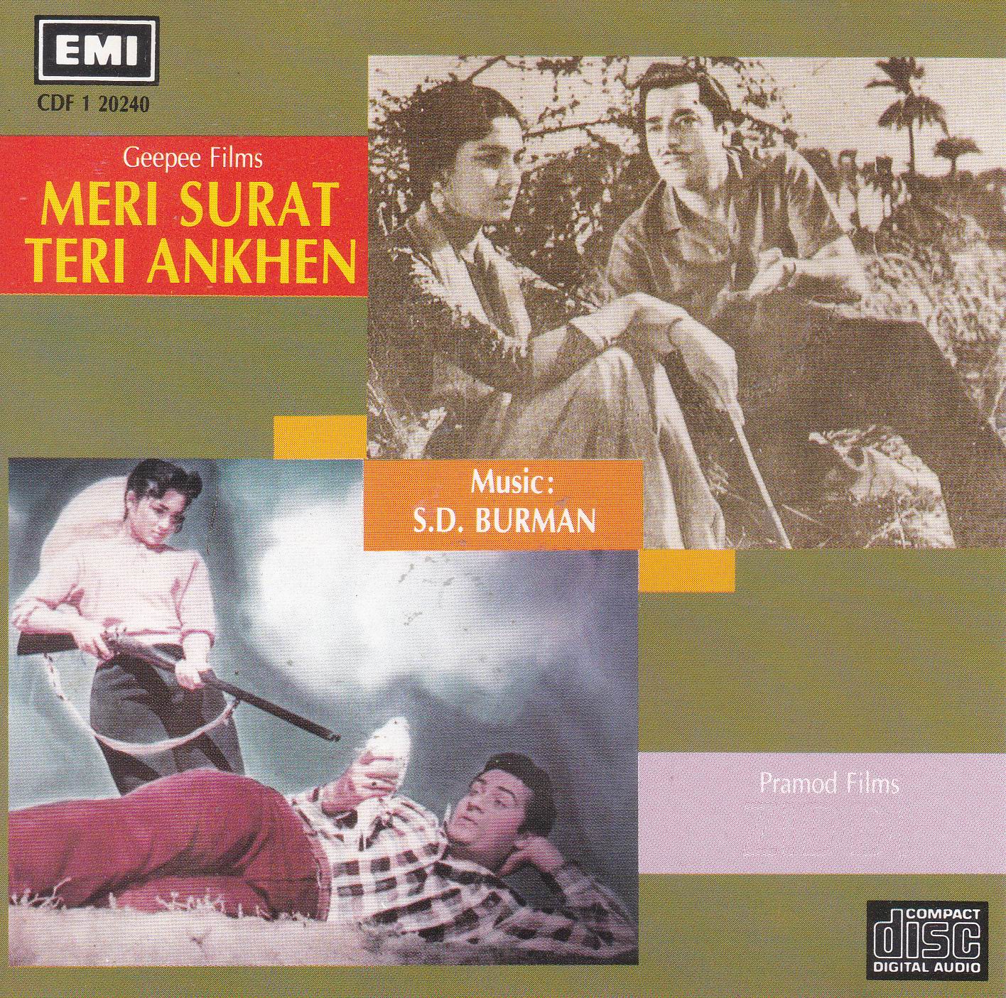 (image for) Indian Cd Meri Surat Teri Aankhan Ziddi EMI CD