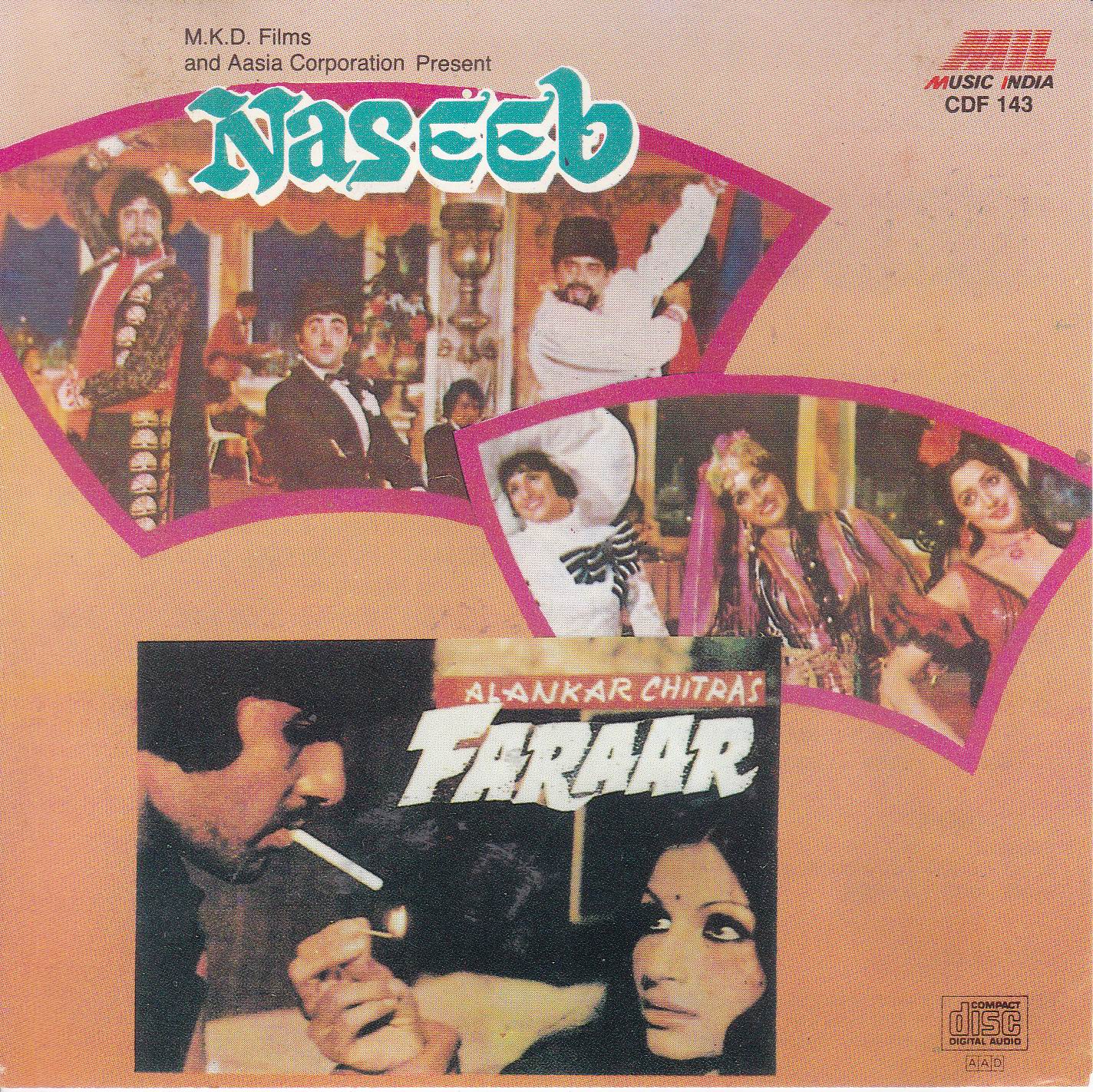 (image for) Indian Cd Naseeb Faraar Music India CD