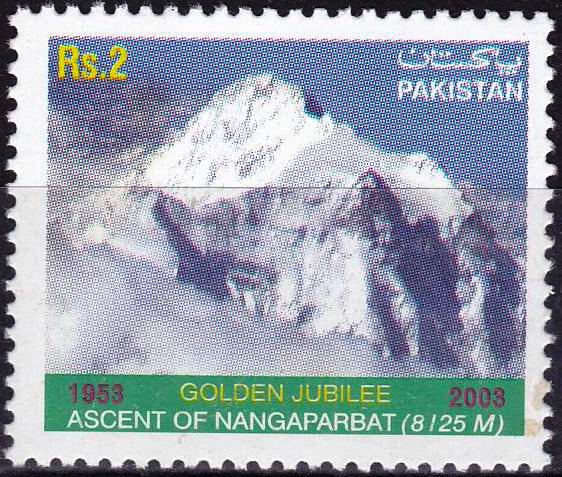 (image for) Pakistan 2003 Stamp Gj Ascent Of Nanga Parbat