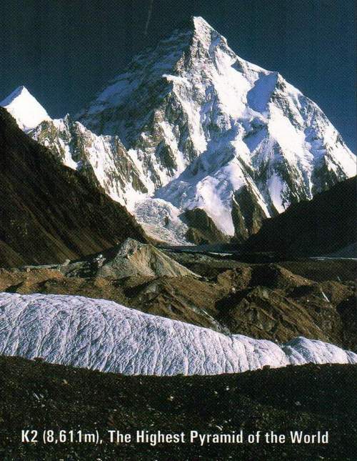(image for) Pakistan Beautiful Postcard K2 Largest Pyramid Of The World