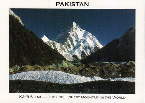 (image for) Pakistan Beautiful Postcard K2 Largest Pyramid Of The World