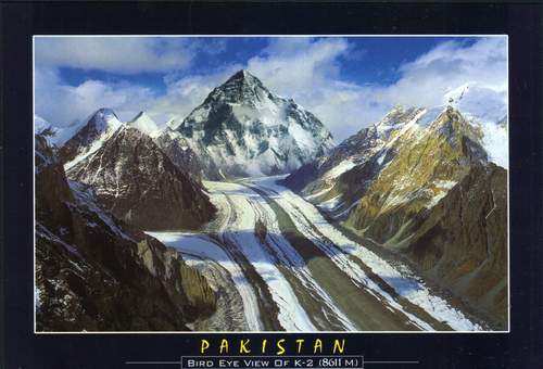 (image for) Pakistan Beautiful Postcard K2 Largest Pyramid Of The World