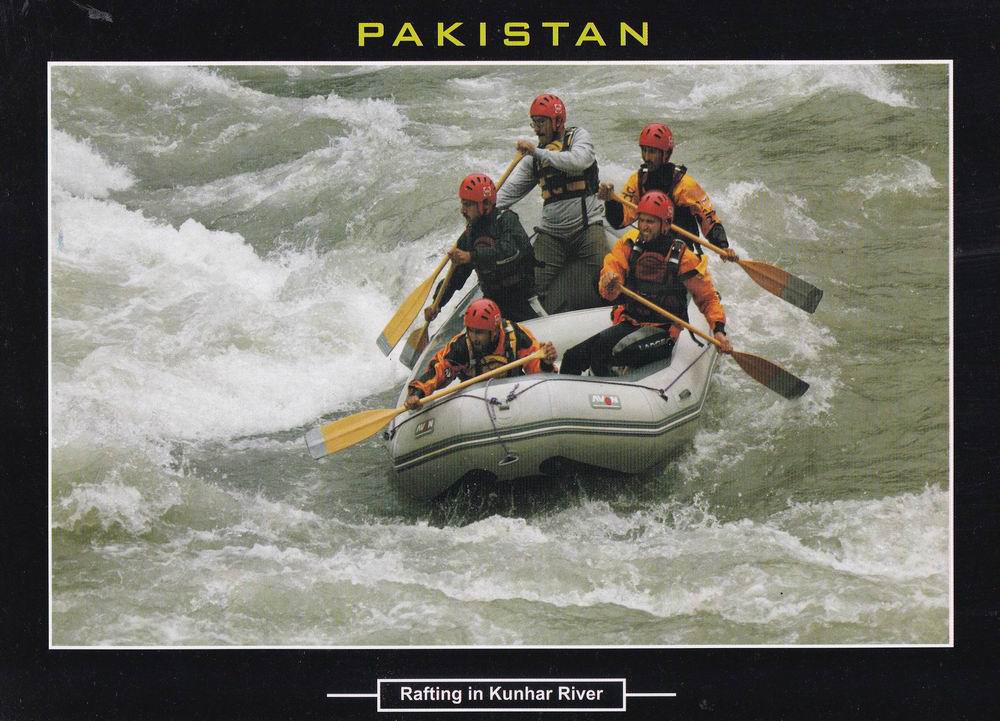 (image for) Pakistan Beautiful Postcard Rafting In Kunhar River