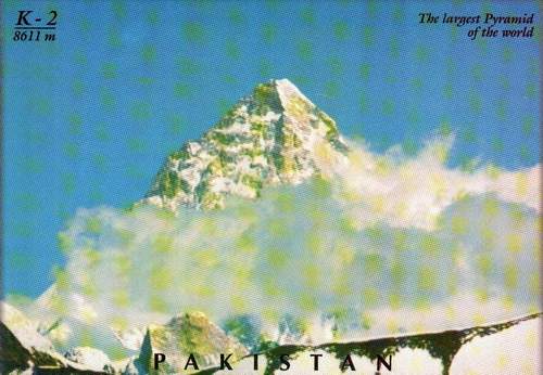 (image for) Pakistan Beautiful Postcard K2 Largest Pyramid Of The World