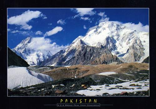 (image for) Pakistan Beautiful Postcard K2 Largest Pyramid Of The World
