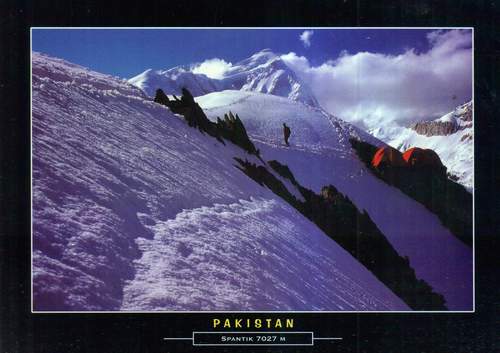 (image for) Pakistan Beautiful Postcard Spantik Peak 7027M