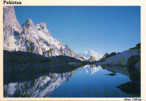 (image for) Pakistan Beautiful Postcard Diran Peak 7275M