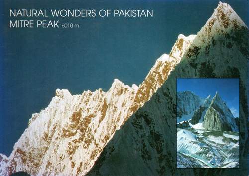 (image for) Pakistan Beautiful Postcard Mitre Peak 6010M