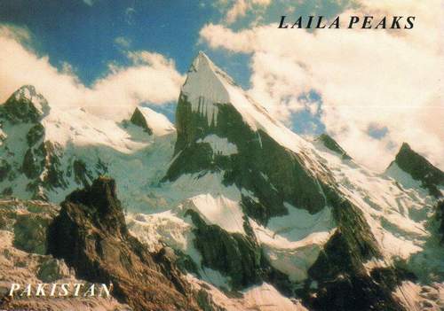 (image for) Pakistan Beautiful Postcard Laila Peaks Karakoram