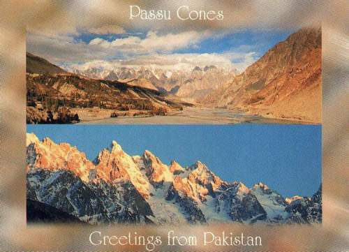 (image for) Pakistan Beautiful Postcard Passu Cones Hunza