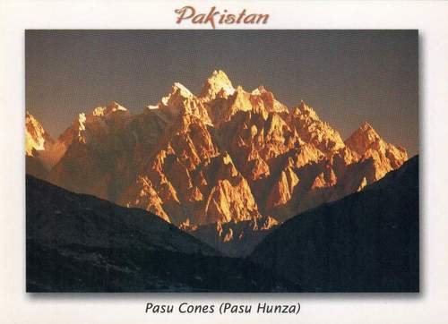 (image for) Pakistan Beautiful Postcard Passu Cones Hunza