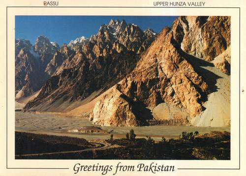 (image for) Pakistan Beautiful Postcard Passu Cones Hunza