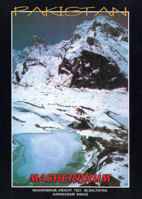 (image for) Pakistan Beautiful Postcard Masherbrum 7821M