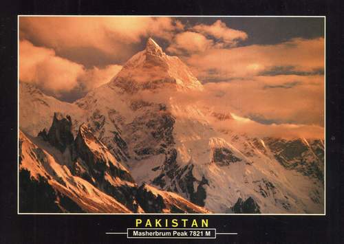 (image for) Pakistan Beautiful Postcard Masherbrum 7821M
