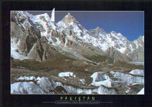 (image for) Pakistan Beautiful Postcard Masherbrum 7821M