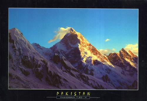 (image for) Pakistan Beautiful Postcard Masherbrum 7821M