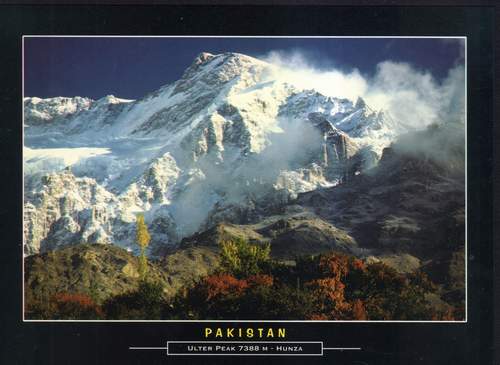 (image for) Pakistan Beautiful Postcard Ulter & Lady Finger Peaks