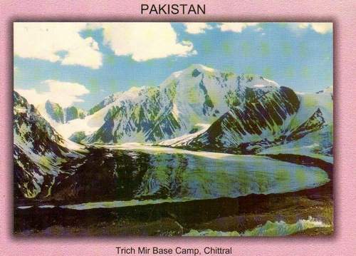 (image for) Pakistan Beautiful Postcard Trichmir Range Chitral