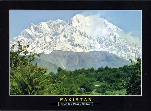 (image for) Pakistan Beautiful Postcard Trichmir Range Chitral