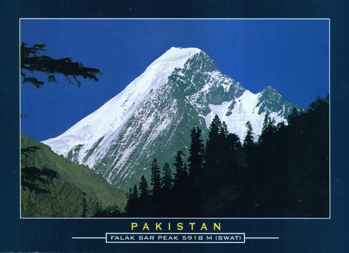 (image for) Pakistan Beautiful Postcard Falaksair Peaks