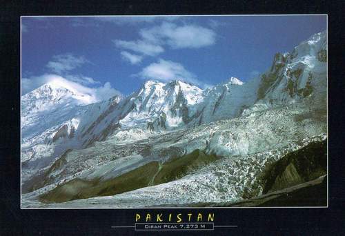 (image for) Pakistan Beautiful Postcard Diran Peak 7275M
