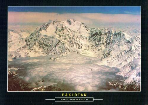 (image for) Pakistan Beautiful Postcard Nanga Parbat 8125M