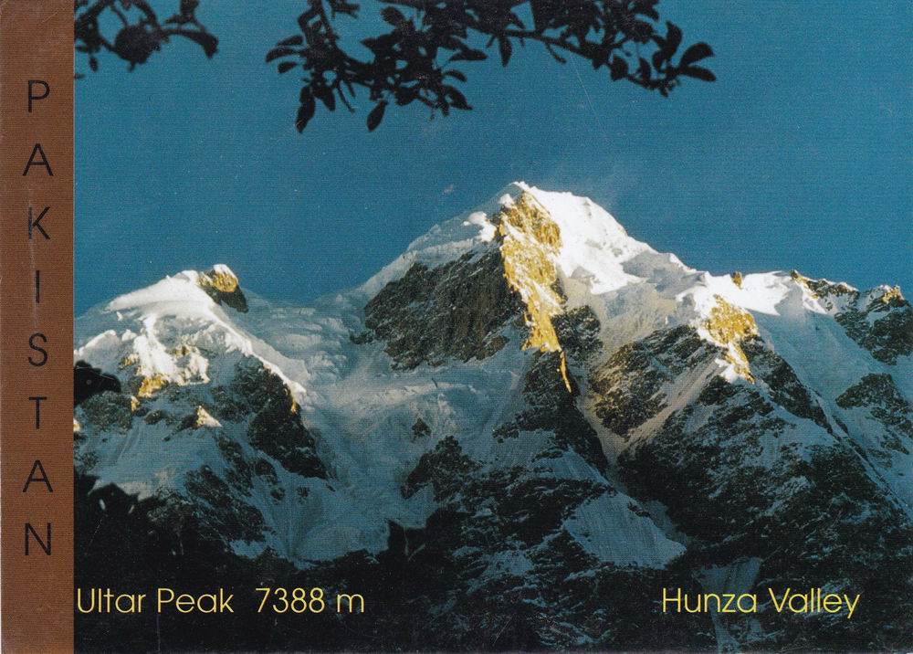 (image for) Pakistan Beautiful Postcard Ultar Peak 7388M