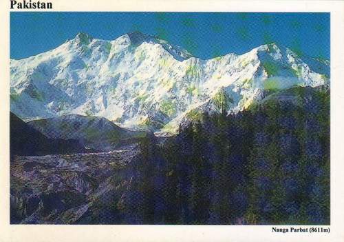 (image for) Pakistan Beautiful Postcard Nanga Parbat 8125M