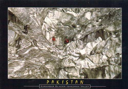 (image for) Pakistan Beautiful Postcard Korambar Glacier