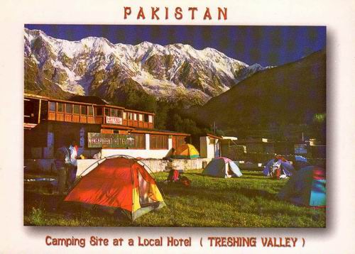 (image for) Pakistan Beautiful Postcard Camping Site At Local Hotel