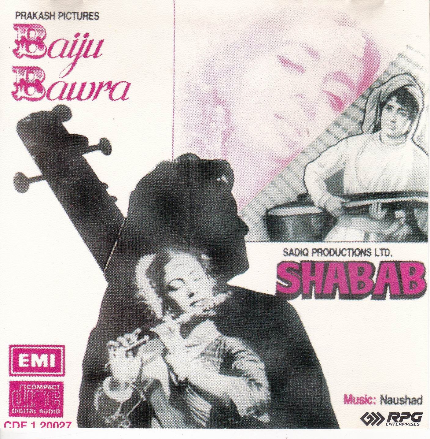 (image for) Indian Cd Baiju Bawra Basant Bahar EMI CD