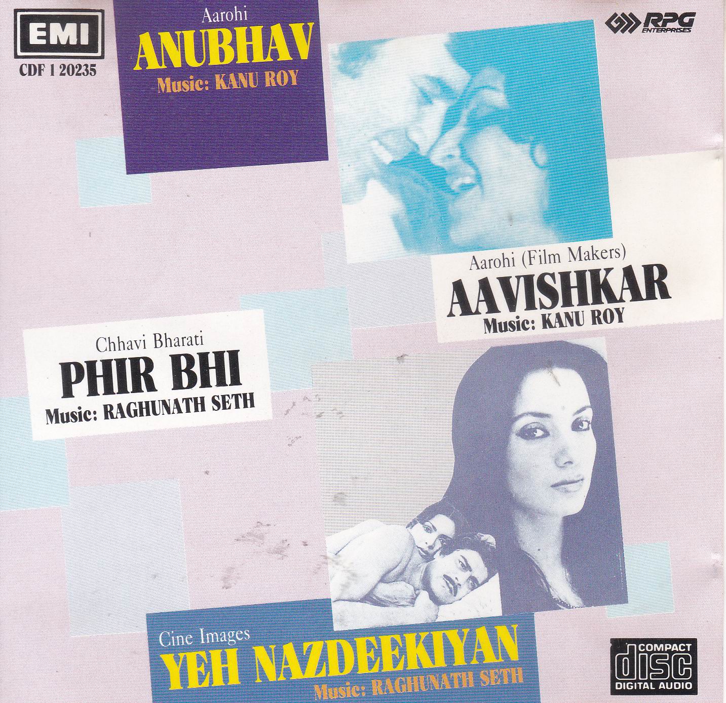 (image for) Indian Cd Anubhav Aavishkar Phir Bhi Yeh Nazdeekiyan EMI CD