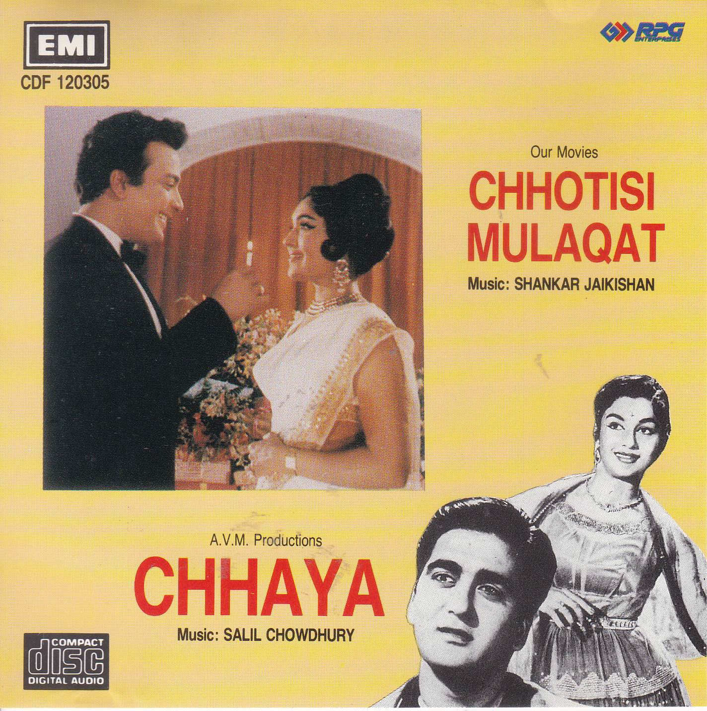 (image for) Indian Cd Chhotisi Si Mulaqat Chhaya EMI CD
