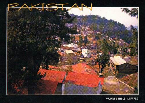 (image for) Pakistan Beautiful Postcard Murree Hills
