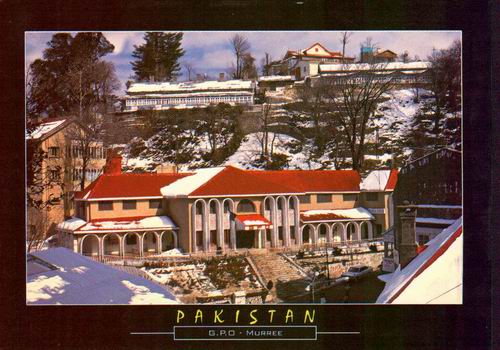 (image for) Pakistan Beautiful Postcard GPO Murree