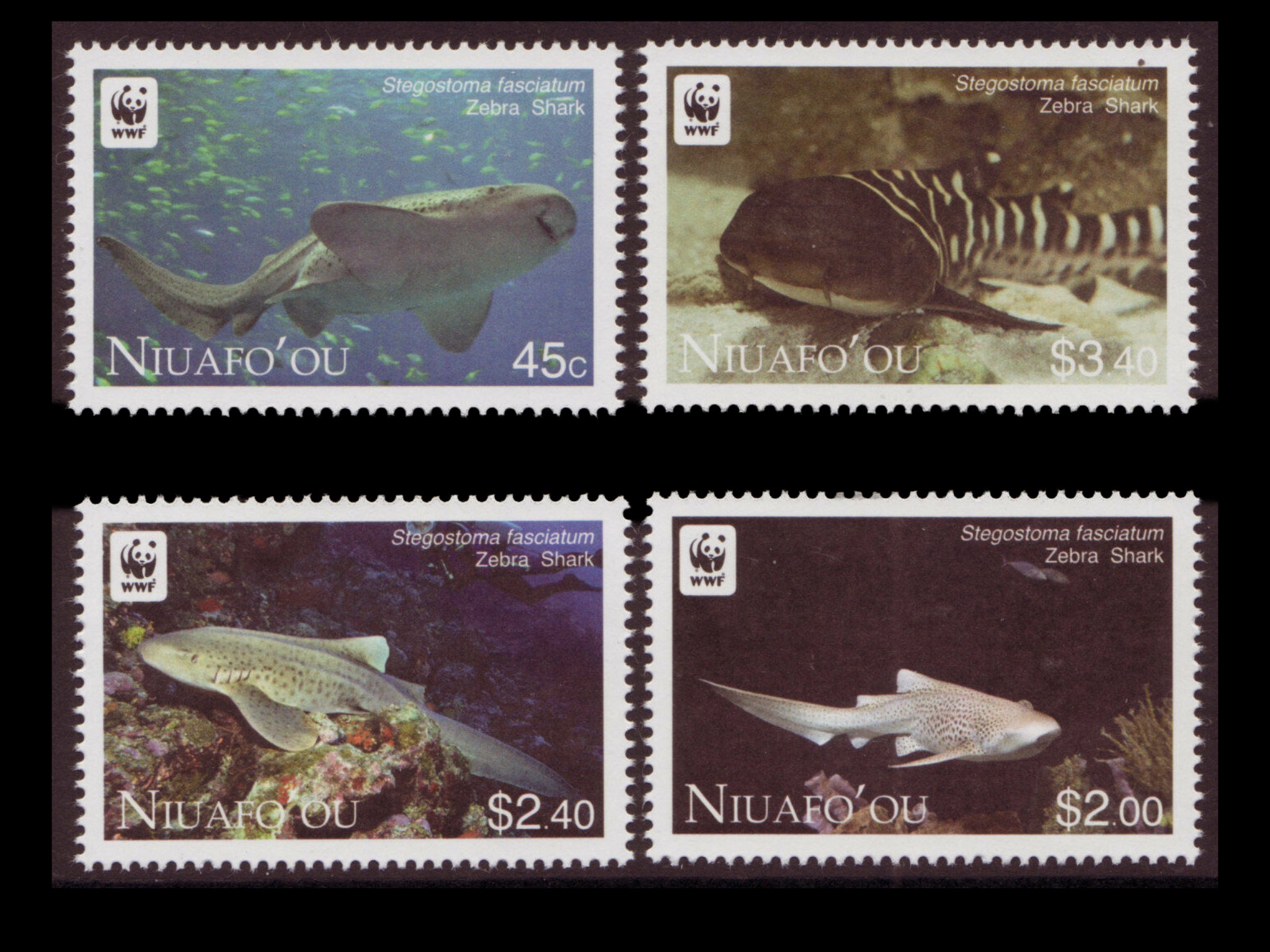 (image for) WWF Niuafoou 2002 Zebra Sharrk MNH