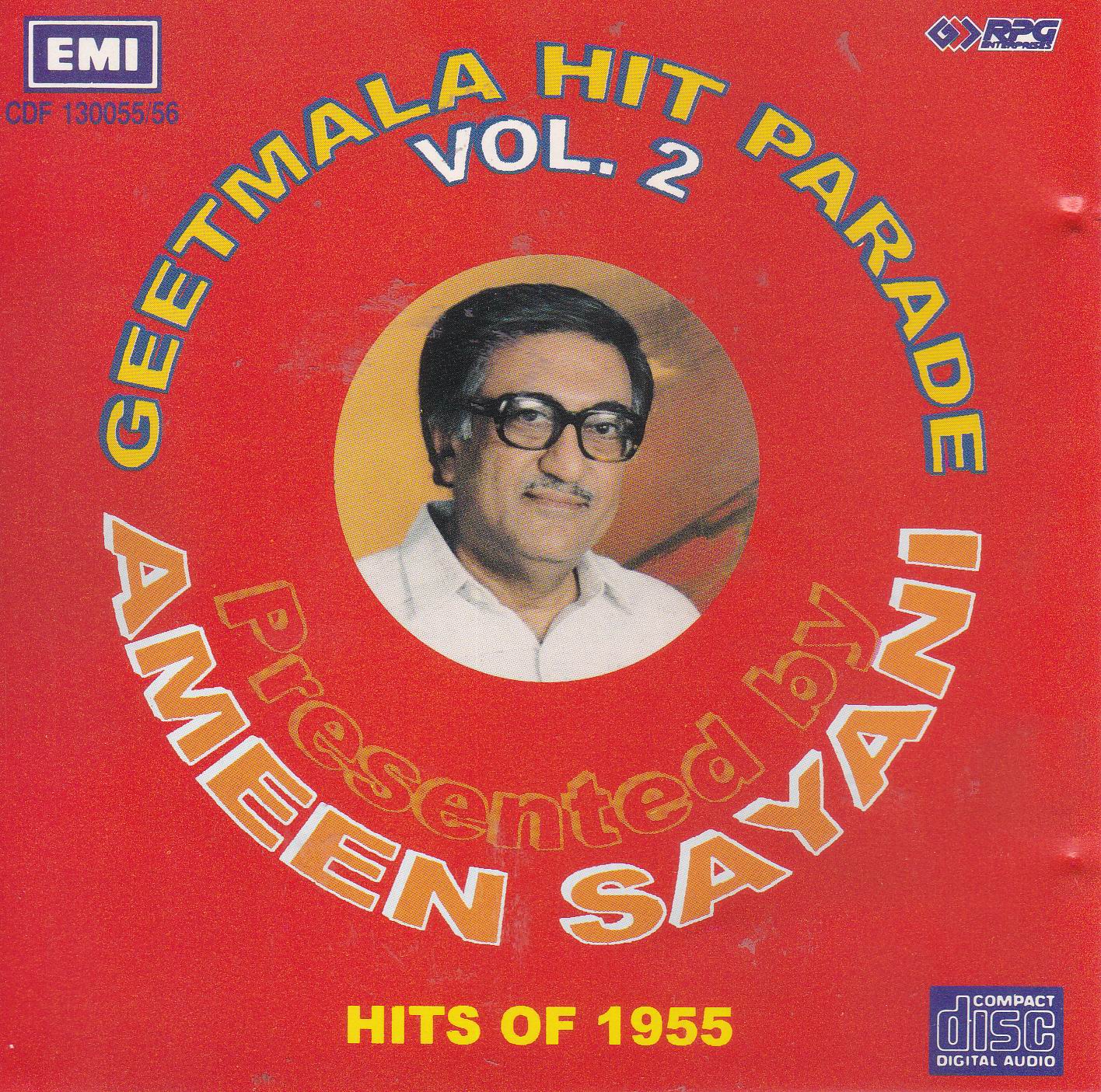 (image for) Ameen Sayani Binaca Geet Mala Hit Parade Vol 2 EMI Cd